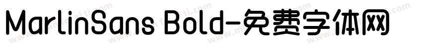 MarlinSans Bold字体转换